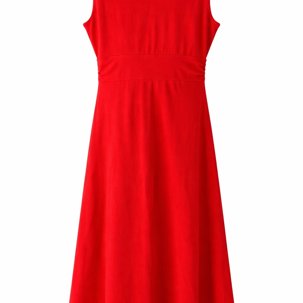 Elegant Red High Low Dress